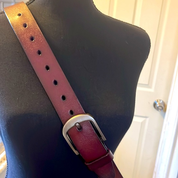 Belt, Great condition, 54 1/2 inches long in length, Silver buckle - Picture 3 of 5